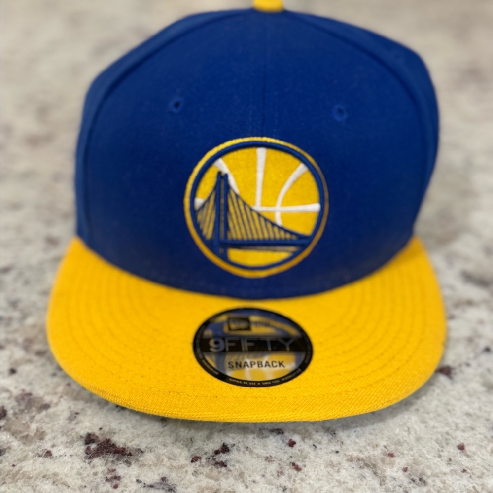 Golden State Warriors Blue & Yellow Snapback Hat